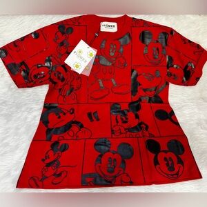 Red Mickey Mouse  Shirt